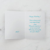 Carte Couleur d'aquarelle Ladybug : Joyeux anniversaire  (Intérieur)