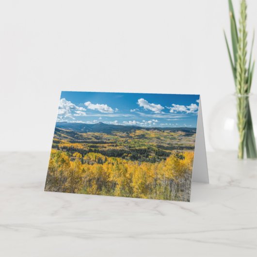 Carte Couleur d'automne dans les Flat Tops | Forêt natio (Devant)