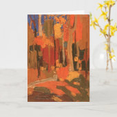 Carte Couleur d'automne par Tom Thomson (Fleur jaune)