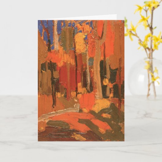 Carte Couleur d'automne par Tom Thomson (Fleur jaune)