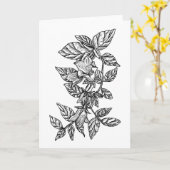 Carte Couleur de Campanula (campanule) il vous-même (Fleur jaune)