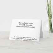 Carte Couleur de constellation (Dos)