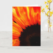 Carte couleur de feu (Fleur jaune)