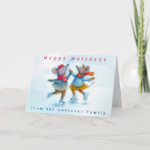 Carte Couleur de glace mignon de glace Aquarelle vacance (Devant)