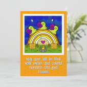 Carte Couleur de la chute des turluttes des escargots tr (Debout devant)