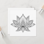 Carte Couleur de votre propre lotus (Devant/Arrière en situation)