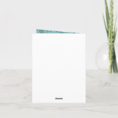 Carte Couleur d'eau mignonne Kawaii Koala fête pliée (Dos)