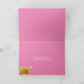 Carte Couleur d'hiver de la mignonne échidna fillettes 6 (Intérieur)