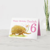 Carte Couleur d'hiver de la mignonne échidna fillettes 6 (Devant)