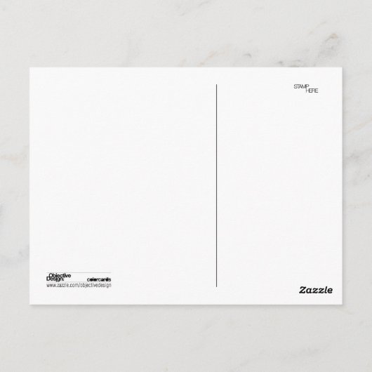 Carte couleur gris clair (Dos)