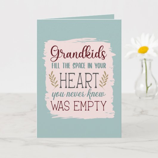 Carte Couleur mignonne Editable Grandkids Remplir la cit (Petite plante)