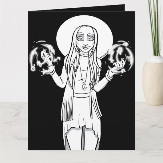 Carte Couleur moi dans l'activité Cartoon Anime Witch (Devant)