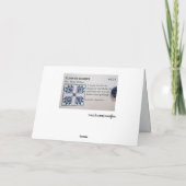 Carte Couleur - Panier à fleurs (Dos)