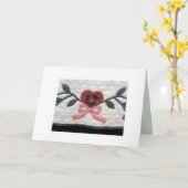 Carte Couleur - Panier à fleurs (Fleur jaune)