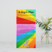 Carte couleur Plea Dog's Plea couleur crayon IT8 (Debout devant)