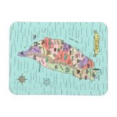 Carte couleur Taiwan Magnet photo (Horizontal)