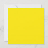 Carte Couleur uni jaune canari (Devant)