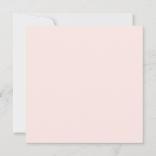 Carte Couleur Uni Pêche Pastel Doux  (Devant)
