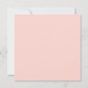 Carte Couleur unie rose pâle blush
