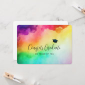 Carte Couleurs arc-en-ciel Extraordinaires Résumé Concep (Devant/Arrière en situation)