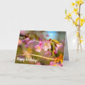 Carte Couleurs Chaleureuses Des Fleurs Sakura En Saison  (Fleur jaune)