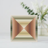 Carte Couleurs D'Art Motif Brown, Vert Et Tan (Debout devant)