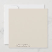 Carte Couleurs D'Art Motif Brown, Vert Et Tan (Dos)