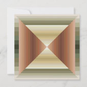 Carte Couleurs D'Art Motif Brown, Vert Et Tan (Devant)