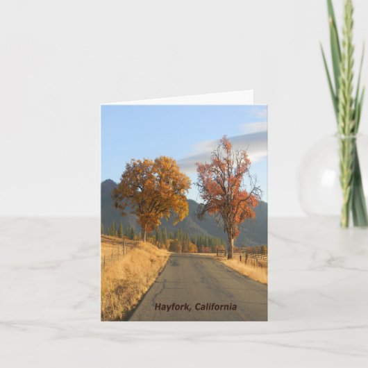 Carte Couleurs d'automne...... (Devant)