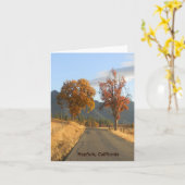 Carte Couleurs d'automne...... (Fleur jaune)