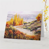 Carte Couleurs d'automne (Fleur jaune)