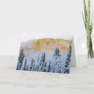 Carte Couleurs d'automne des Aspens et du col de la neig