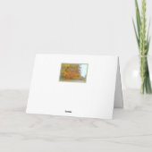 CARTE "COULEURS D'AUTOMNE LE LONG DE LA ROUTE DU PAYS" (Dos)