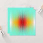 Carte Couleurs de champ plasma de rentrée spatiale Abstr (Devant/Arrière en situation)