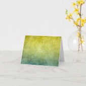 Carte Couleurs de Grunge - Jaune & Bleu (Fleur jaune)