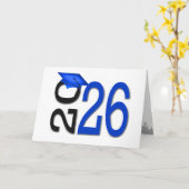 Carte Couleurs de l'école bleue et noire 2025 (Fleur jaune)