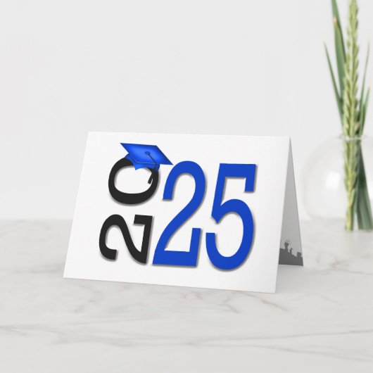 Carte Couleurs de l'école bleue et noire 2025 (Devant)