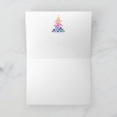 Carte Couleurs de Noël arc-en-ciel (Intérieur)