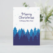 Carte Couleurs d'hiver Salons de Noël (Debout devant)