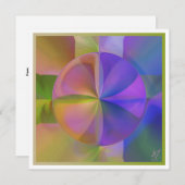 Carte Couleurs douces (Devant / Derrière)