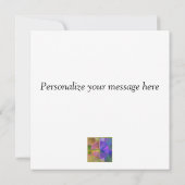 Carte Couleurs douces (Dos)