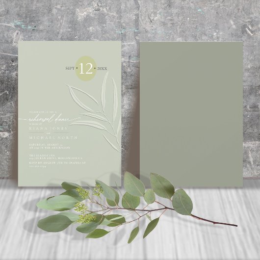 Carte Couleurs Eucalyptus Vert V2 ID901