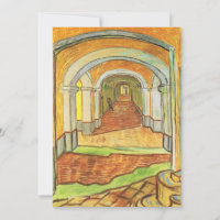 Couloir de l'asile Saint-Paul par Vincent van Gogh
