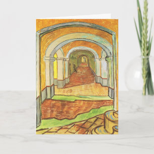 Carte Couloir de l'asile Saint-Paul par Vincent van Gogh