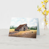 Carte Country Barn (Fleur jaune)