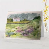 Carte Country Cottage (Fleur jaune)