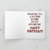 Carte Country Music "Boots" (Intérieur)