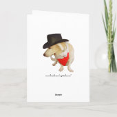 Carte Country Music & Labs Personnalisable Anniversaire (Dos)