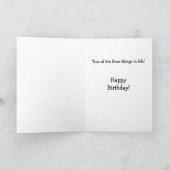 Carte Country Music & Labs Personnalisable Anniversaire (Intérieur)