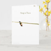 Carte "Coup dans là" : Le voisinage Roosting pour vous (Fleur jaune)